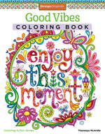 Book cover for Good Vibes Coloring Book