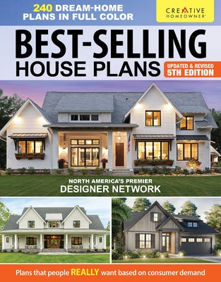 Book cover for Best-Selling House Plans, Updated & Revised 5th Edition: Over 240 Dream-Home Plans in Full Color