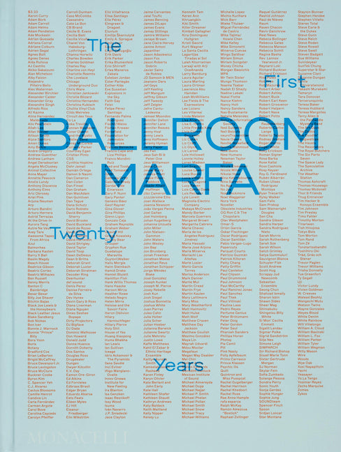 Book cover for Ballroom Marfa: The First Twenty Years