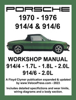 Book cover for Porsche 914/4 & 914/6 1970-1976 Workshop Manual