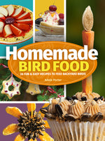 Book cover for Homemade Bird Food: 26 Fun & Easy Recipes to Feed Backyard Birds
