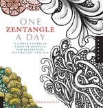 Book cover for One Zentangle a Day: A 6-Week Course in Creative Drawing for Relaxation, Inspiration, and Fun