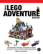 Book cover for Lego Adventure Book, Vol. 2: Spaceships, Pirates, Dragons & More!