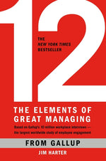 Book cover for 12: The Elements of Great Managing