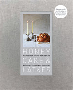 Book cover for Honey Cake & Latkes: Recipes from the Old World by the Auschwitz-Birkenau Survivors