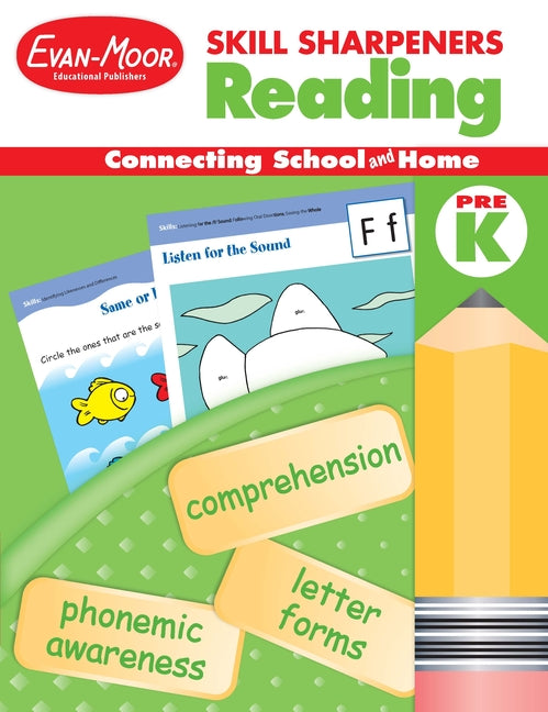 Book cover for Skill Sharpeners: Reading, Grade Prek Workbook