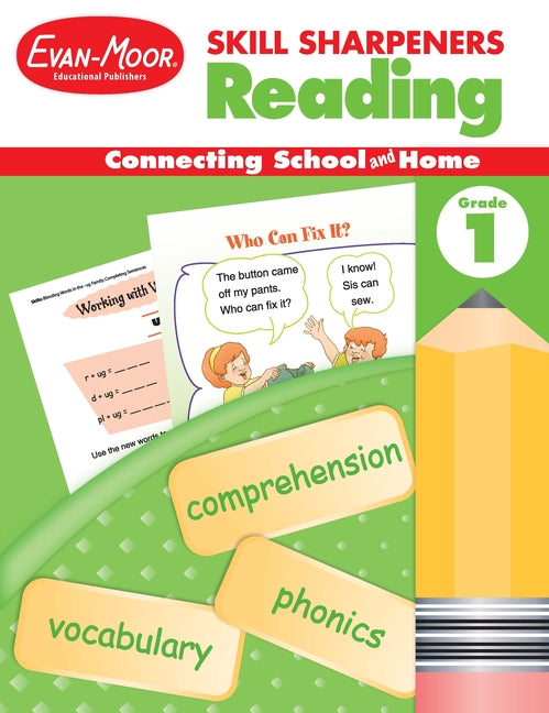 Book cover for Skill Sharpeners: Reading, Grade 1 Workbook