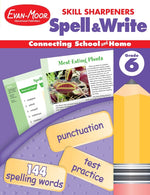 Book cover for Skill Sharpeners: Spell & Write, Grade 6 Workbook