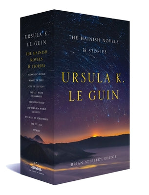 Book cover for Ursula K. Le Guin: The Hainish Novels and Stories: A Library of America Boxed Set