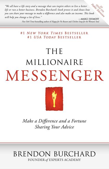 Book cover for Millionaire Messenger: Make a Difference and a Fortune Sharing Your Advice