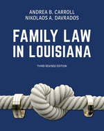 Book cover for Family Law in Louisiana, Third Revised Edition (Third Revised)