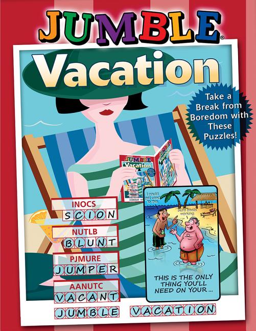 Book cover for Jumble(r) Vacation: Take a Break from Boredom with These Puzzles!
