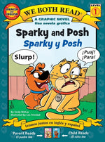 Book cover for We Both Read: Sparky and Posh - Sparky Y Posh (Bilingual in English and Spanish)