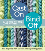 Book cover for Cast On, Bind Off: 54 Step-By-Step Methods