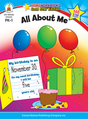 Book cover for All about Me, Grades Pk - 1: Gold Star Edition Volume 1