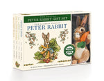 Book cover for The Peter Rabbit Deluxe Plush Gift Set: The Classic Edition Board Book + Plush Stuffed Animal Toy Rabbit Gift Set
