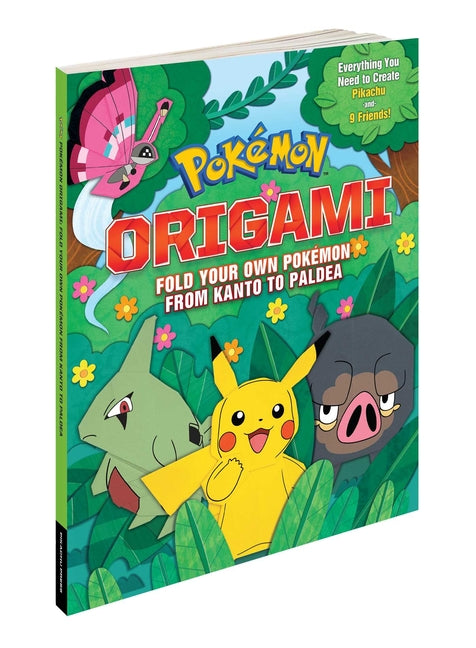 Book cover for Pokémon Origami: Fold Your Own Pokémon from Kanto to Paldea: One Pokémon from Every Region!