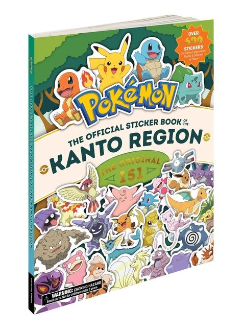 Book cover for Pokémon the Official Sticker Book of the Kanto Region: The Original 151