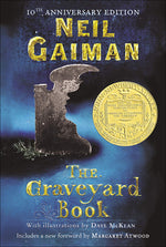 Book cover for The Graveyard Book