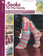 Book cover for Learn to Crochet Socks for the Family