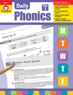 Book cover for Daily Phonics, Grade 1 Teacher Edition
