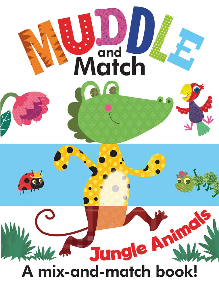 Book cover for Muddle and Match Jungle Animals