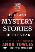 Book cover for The Mysterious Bookshop Presents the Best Mystery Stories of the Year 2023