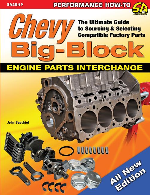 Book cover for Chevy Big-Block Engine Parts Interchange: The Ultimate Guide to Sourcing and Selecting Compatible Factory Parts