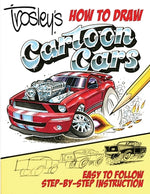 Book cover for Trosley's How to Draw Cartoon Cars