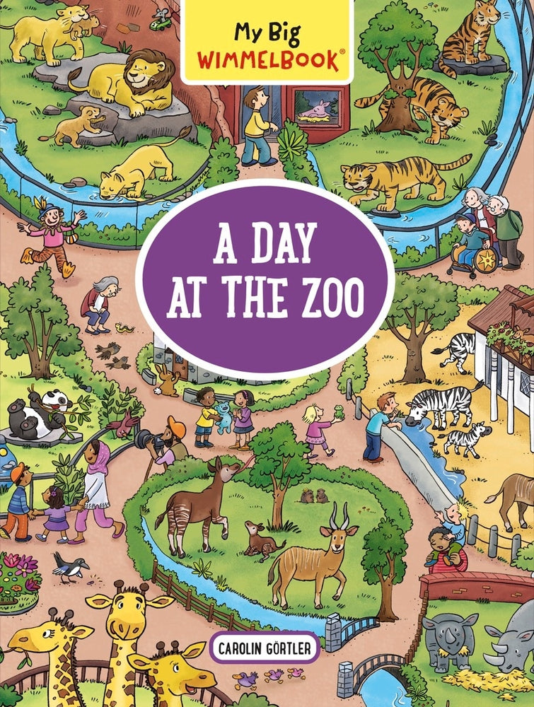 Book cover for My Big Wimmelbook(r) - A Day at the Zoo: A Look-And-Find Book (Kids Tell the Story)