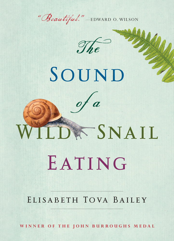Book cover for The Sound of a Wild Snail Eating