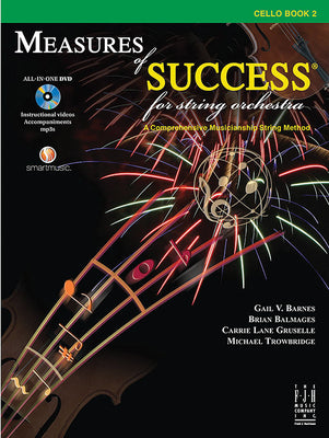 Book cover for Measures of Success for String Orchestra-Cello Book 2