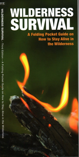 Book cover for Wilderness Survival: A Folding Pocket Guide on How to Stay Alive in the Wilderness