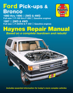 Book cover for Ford F-100, F-150, F-250, F-350 Full-Size Pick-Ups & Bronco 1980-96; Ford F-250hd & F-350 1997