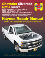 Book cover for Chevrolet Silverado & GMC Sierra 1500 Models 2014-18, 1500 LD Models 2019, 2500 HD & 3500 Models, Includes Chevrolet Suburban, Tahoe, GMC Yukon, Yukon