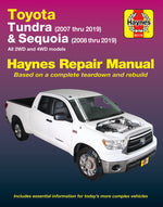 Book cover for Toyota Tundra 2007-19 & Sequoia 2008-19