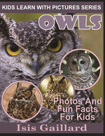 Book cover for Owls: Photos and Fun Facts for Kids