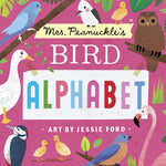 Book cover for Mrs. Peanuckle's Bird Alphabet