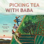 Book cover for Picking Tea with Baba