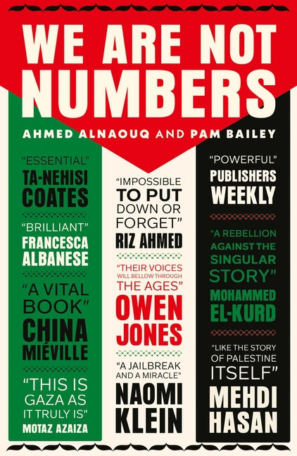 Book cover for We Are Not Numbers: The Voices of Gaza's Youth