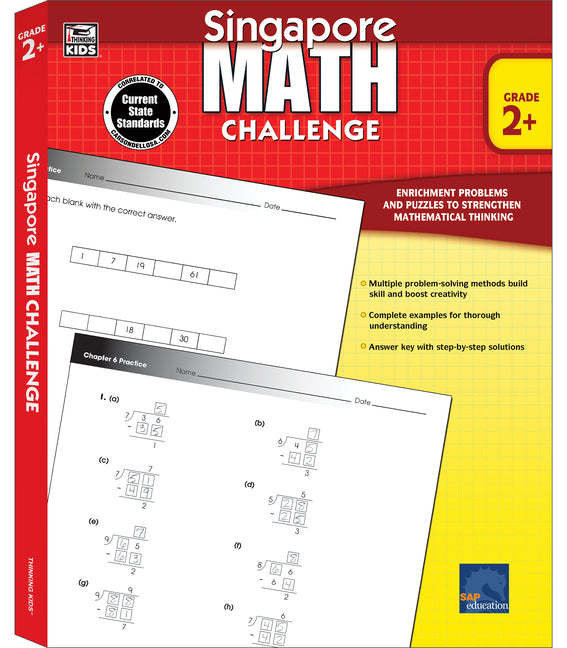 Book cover for Singapore Math Challenge, Grades 2 - 5: Volume 18