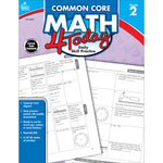 Book cover for Common Core Math 4 Today, Grade 2: Daily Skill Practice Volume 5