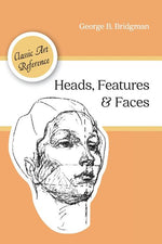 Book cover for Heads, Features and Faces (Dover Anatomy for Artists) (Reprint)