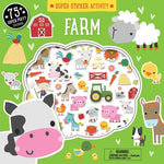 Book cover for Super Sticker Activity: Farm