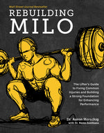 Book cover for Rebuilding Milo: A Lifter's Guide to Fixing Common Injuries and Building a Strong Foundation for Enhancing Performance