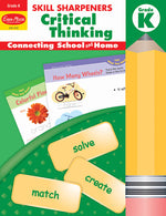 Book cover for Skill Sharpeners: Critical Thinking, Kindergarten Workbook