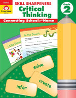 Book cover for Skill Sharpeners: Critical Thinking, Grade 2 Workbook