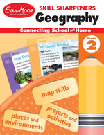 Book cover for Skill Sharpeners: Geography, Grade 2 Workbook