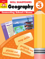 Book cover for Skill Sharpeners: Geography, Grade 3 Workbook
