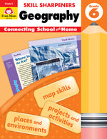 Book cover for Skill Sharpeners: Geography, Grade 6 Workbook